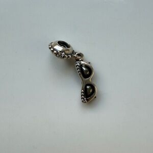Pandora Silver and Black Sunglasses Charm